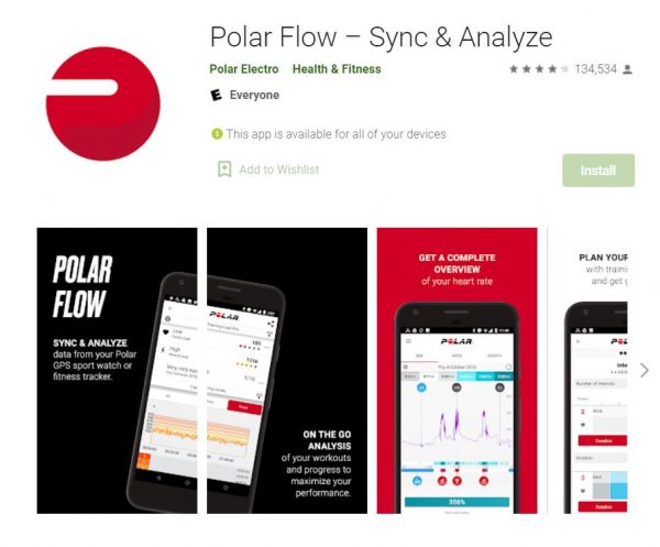 Polar Flow App