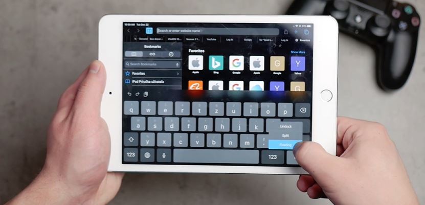 Cómo habilitar el teclado dividido en iPad