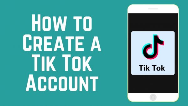 un texto que dice cómo crear una cuenta Tik Tok