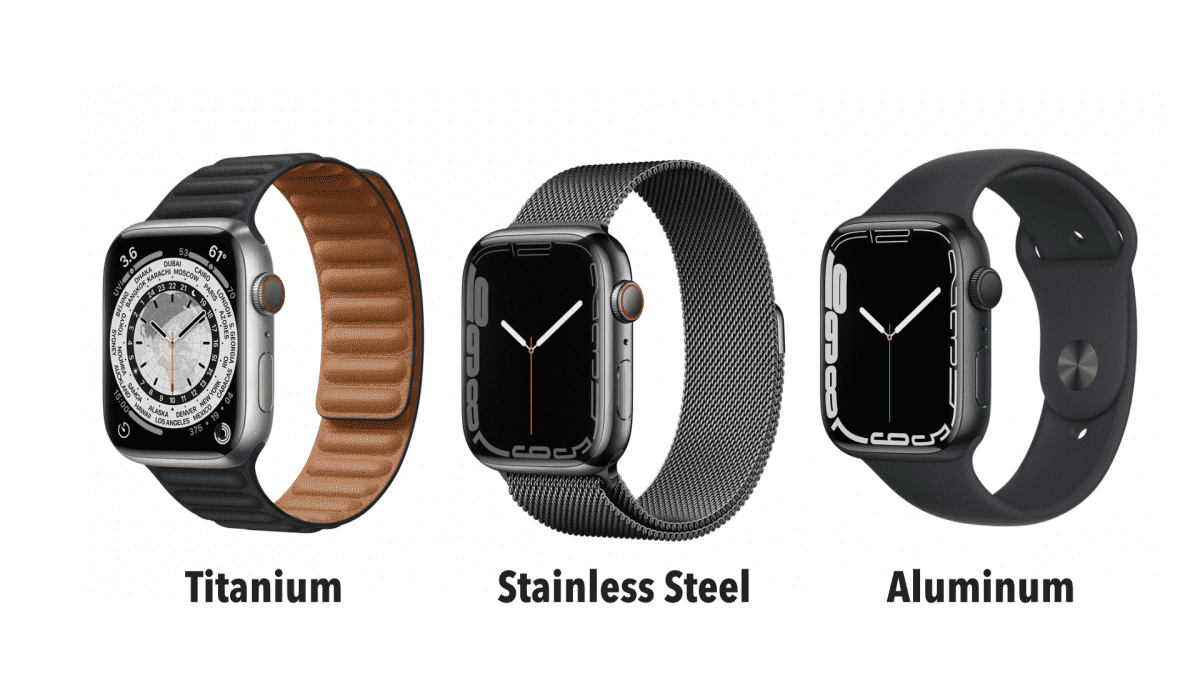 Apple Watch Aluminio vs acero inoxidable vs titanio