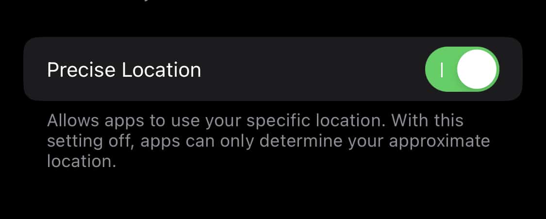No se encontró ninguna ubicación en el iPhone: active la ubicación precisa