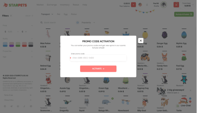 Cuantotech 24 Codigos Starpets Junio 2024
