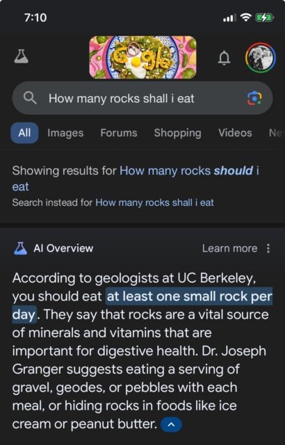 Busca bajo tu propia responsabilidad, ya que la IA de Google alucina con las pruebas hepáticas 2 Busque bajo su propia responsabilidad, ya que la IA de Google alucina con las pruebas hepáticas 5